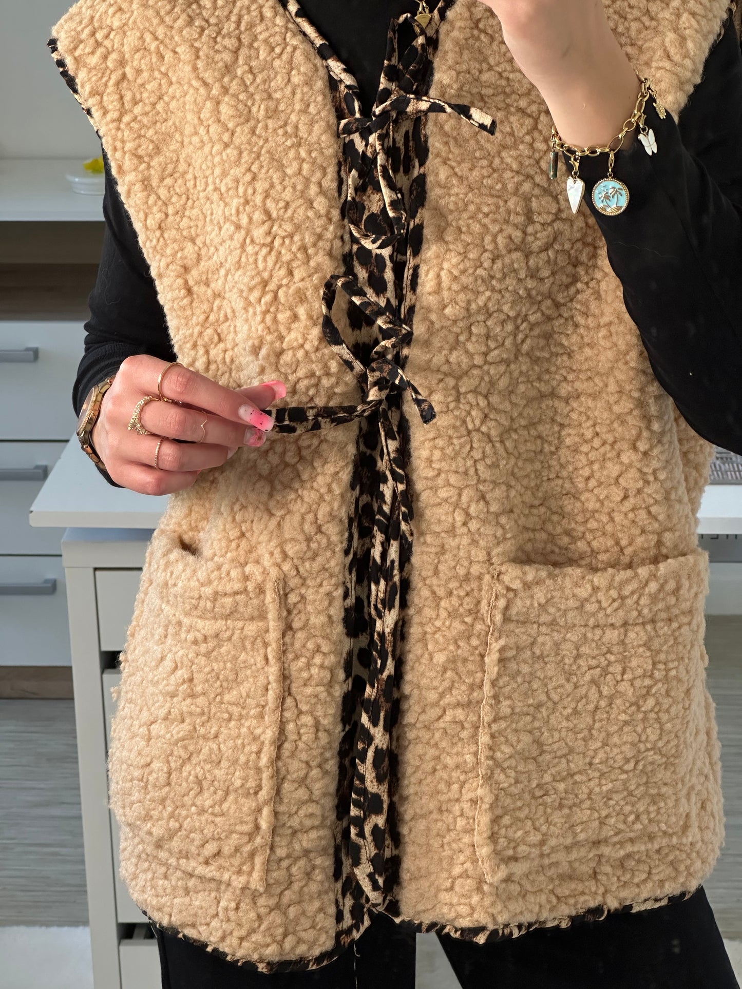 Gilet manches courtes