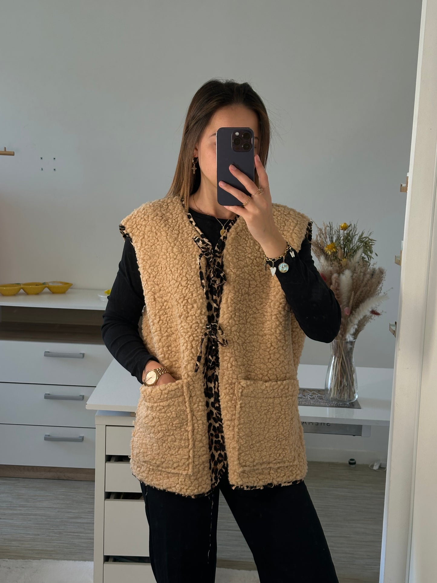 Gilet manches courtes