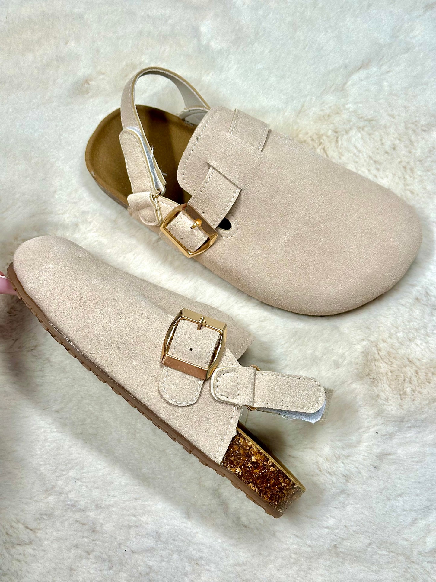 Sandales / Mules enfants crème