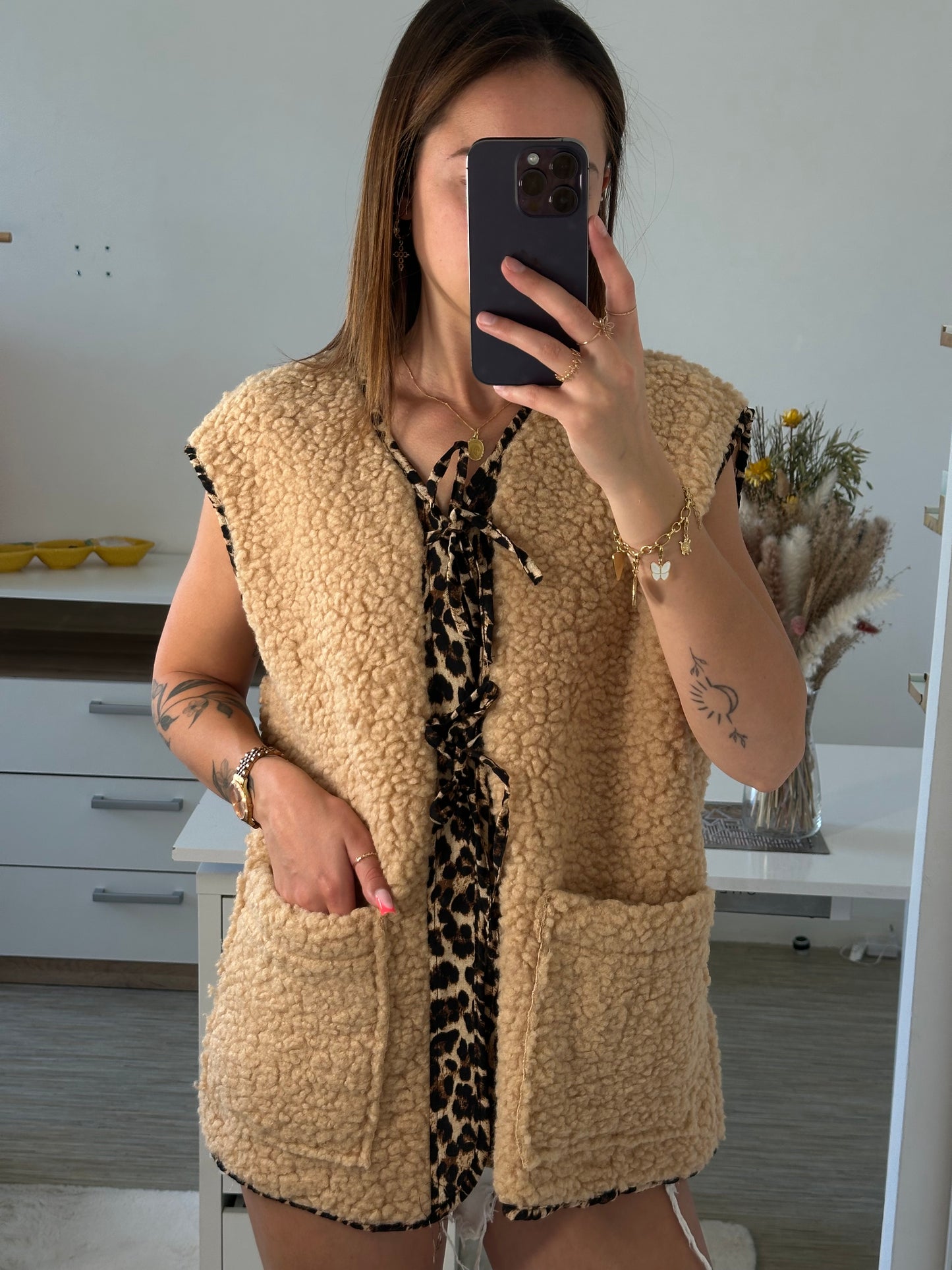 Gilet manches courtes