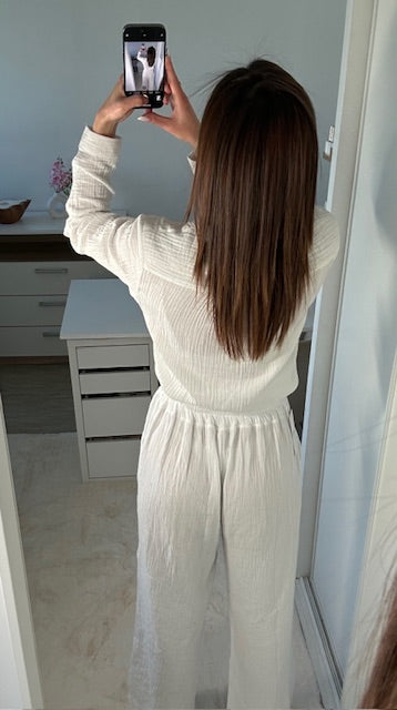 Pantalon Gaze De Coton